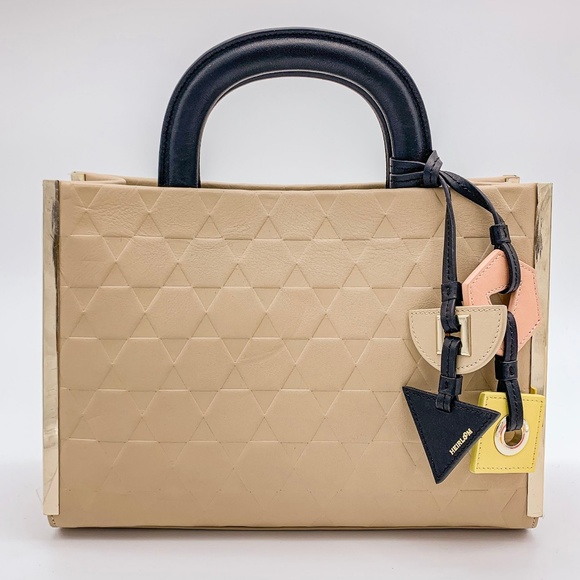 NWOT HEIRLOOM Leather Embossed Satchel/Tote - Picture 4 of 4